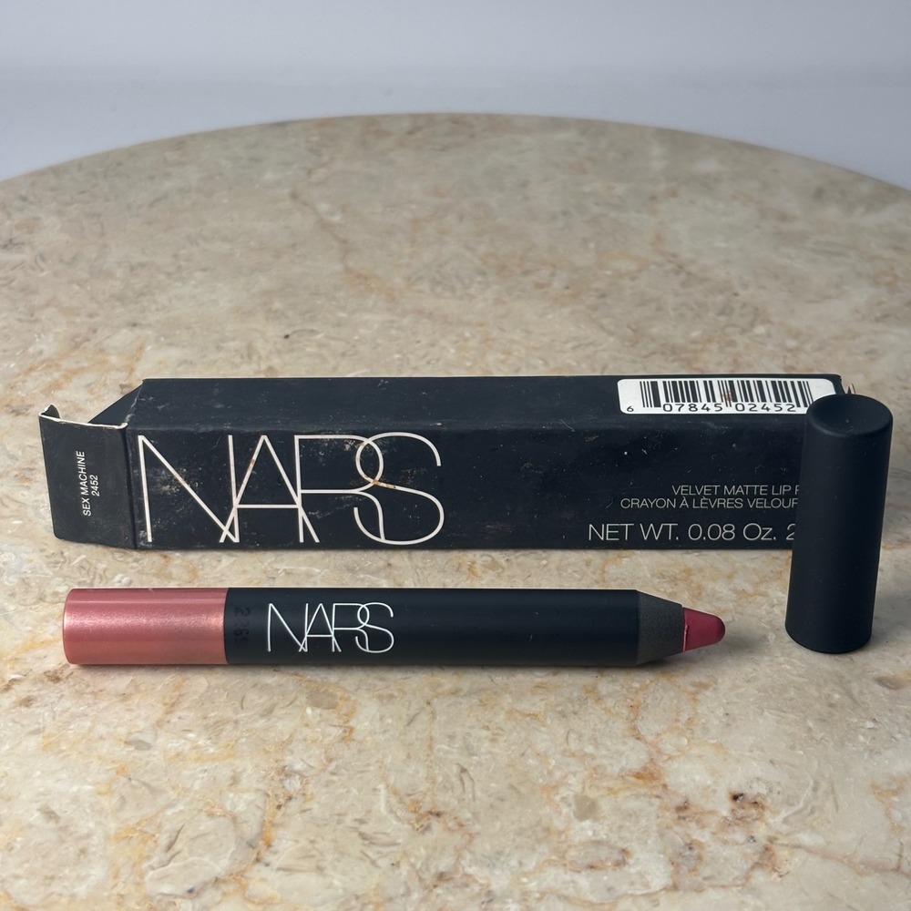 NARS Velvet Matte Lip Pencil 0.08oz Sex Machine 2452 Pink Mauve‎ Matte Crayon
